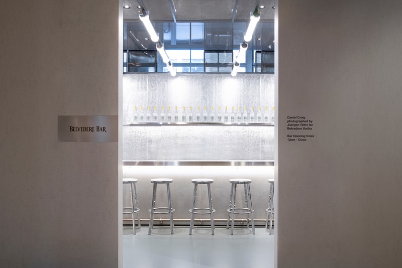 belvedere bar selfridges London daniel craig taika Waititi juergen teller vodka
