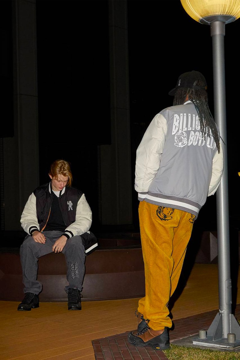 Billioniare Boys Club x First Down Link up for a Winter Ready Capsule Collaboration japan pharrell williams sweatpants sweaters puffer jackets hats