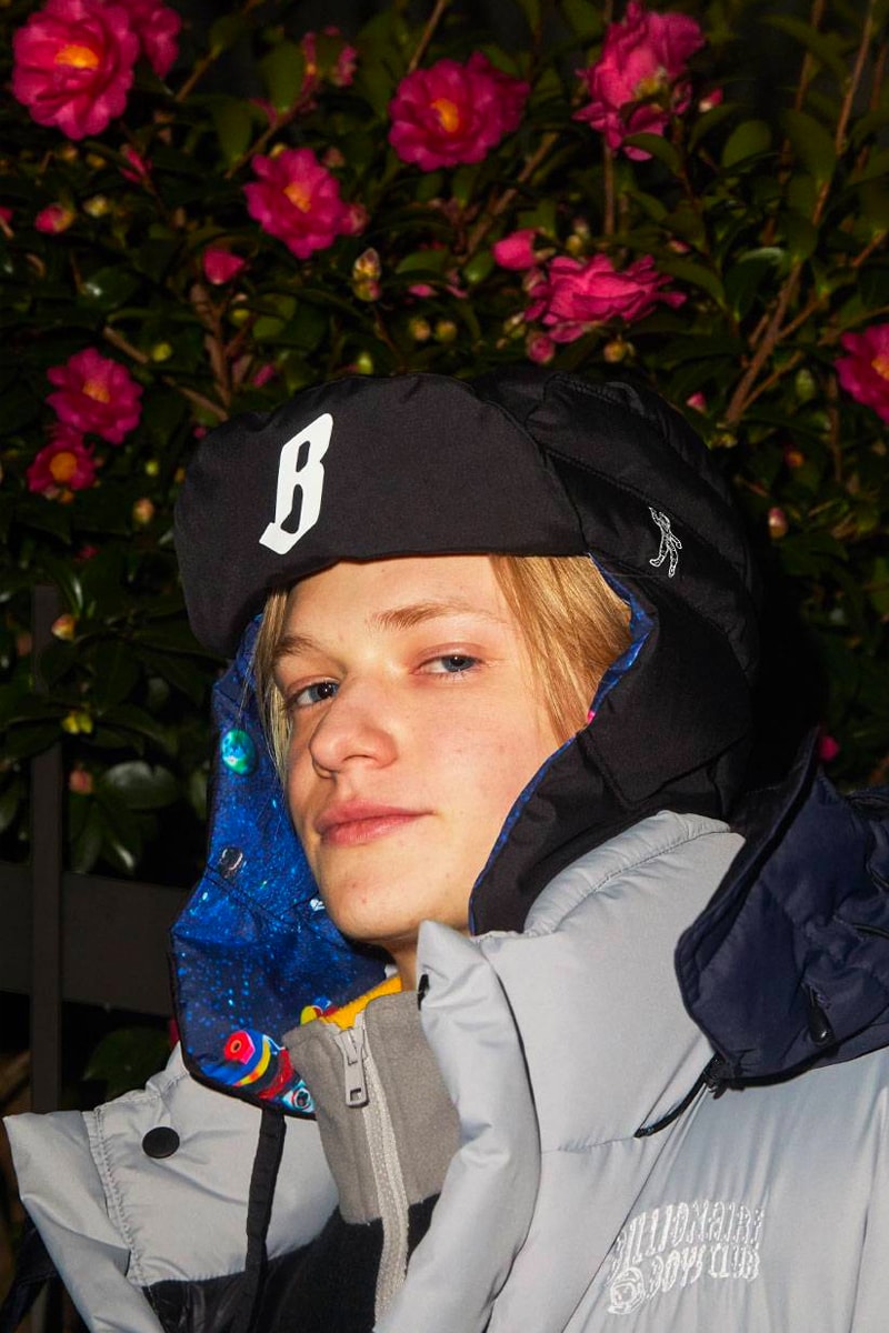Billioniare Boys Club x First Down Link up for a Winter Ready Capsule Collaboration japan pharrell williams sweatpants sweaters puffer jackets hats