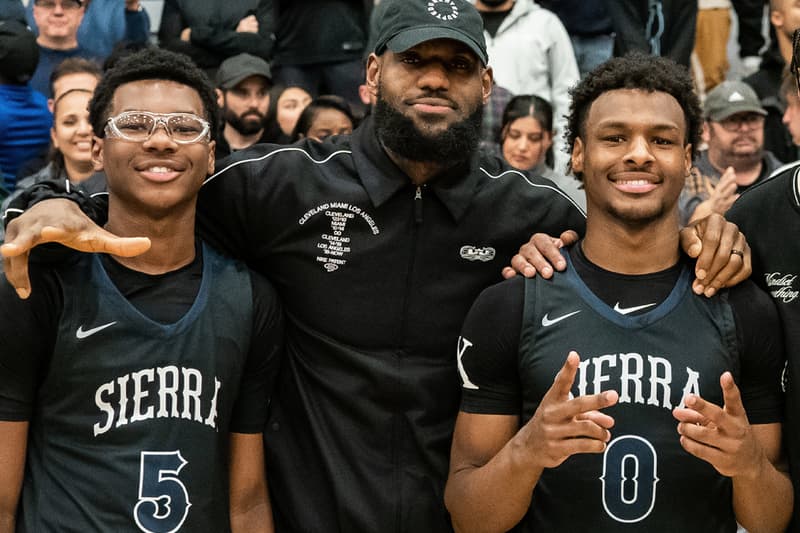 Bronny and Bryce James Sign to Rich Paul's Klutch Sports lebron james sierra canyon high school california nba basketball carmelo anthony nil name image likeness los angeles lakers