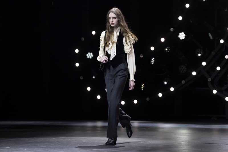 CELINE Women Winter 2023 Collection Show Hedi Slimane AGE OF INDIENESS At the Wiltern Los Angeles The White Stripes 