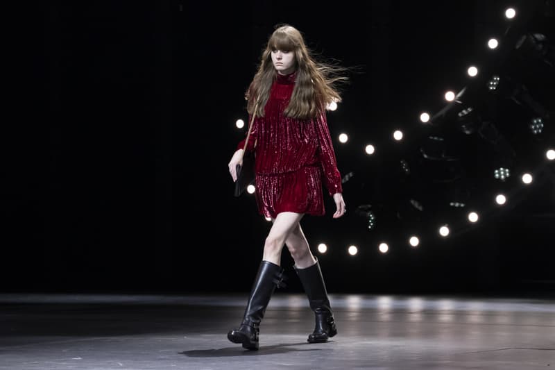 CELINE Women Winter 2023 Collection Show Hedi Slimane AGE OF INDIENESS At the Wiltern Los Angeles The White Stripes 