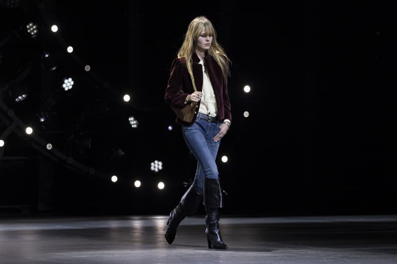 CELINE Women Winter 2023 Collection Show Hedi Slimane AGE OF INDIENESS At the Wiltern Los Angeles The White Stripes 