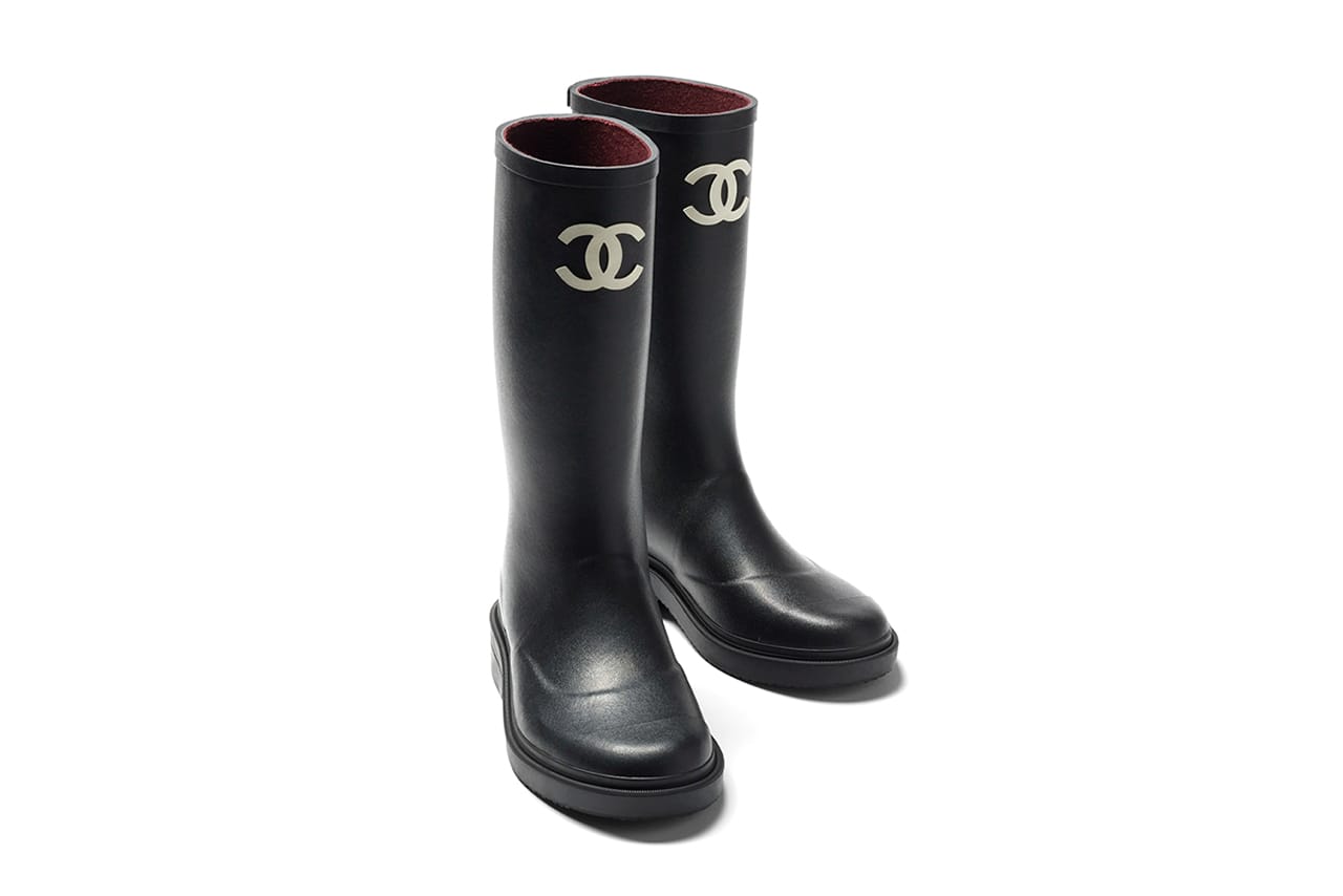CHANEL Calfskin Quilted Riding Boots Black Women039s 85 US 385 EU  with Box  eBay