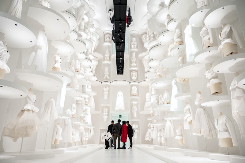 'Christian Dior: Designer of Dreams' Exhibit Arrives in museum of contemporary art tokyo muee des arts decoratifs paris new york london paris Yves Saint Laurent, Marc Bohan, Gianfranco Ferré, John Galliano, Raf Simons and Maria Grazia Chiuri kim jones