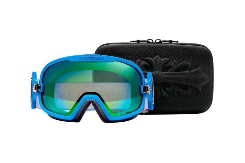 Chrome Hearts SILVER MORNING Ski Goggles Blew Tew Chameleon Carl Zeiss Lenses Skiing .925 Sterling Silver Accessories Winter 2022