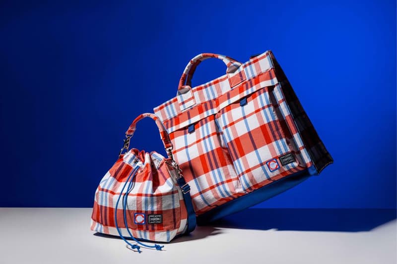 CLOT PORTER collaboration red white blue bag canvas messenger tote closure crossbody release info date price