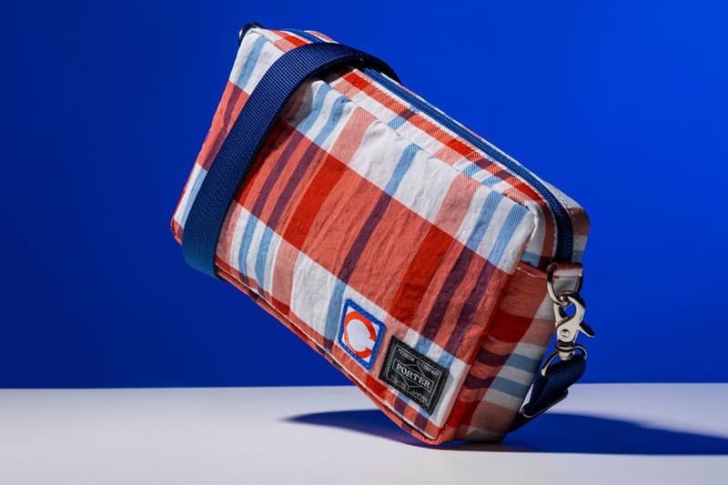 CLOT PORTER collaboration red white blue bag canvas messenger tote closure crossbody release info date price