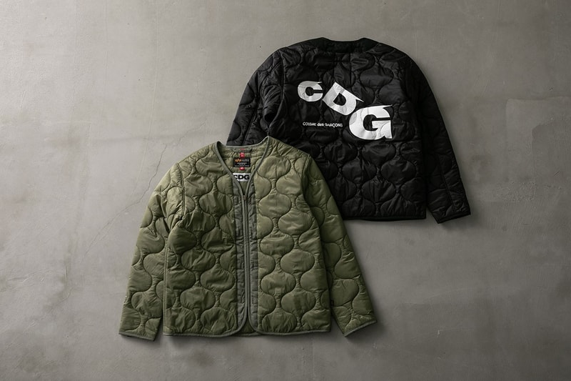 COMME des GARÇONS CDG alpha industries fishtail parka liner release