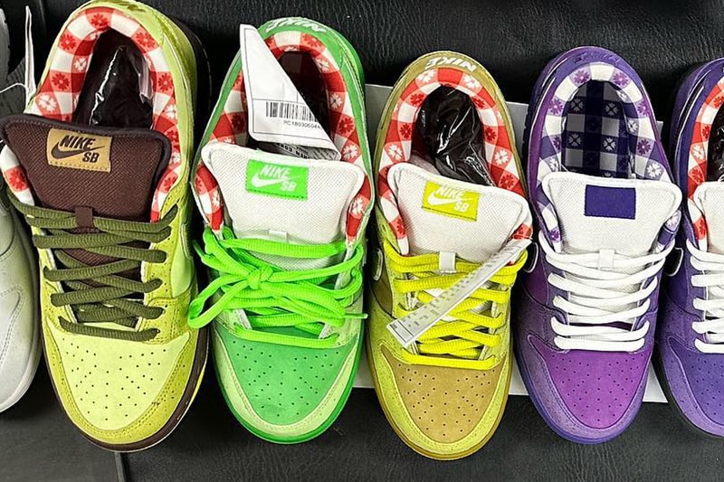 Concepts Nike SB Dunk Low Lobster Sample Info Deon Point release date leak upcoming orange red blue black green purple