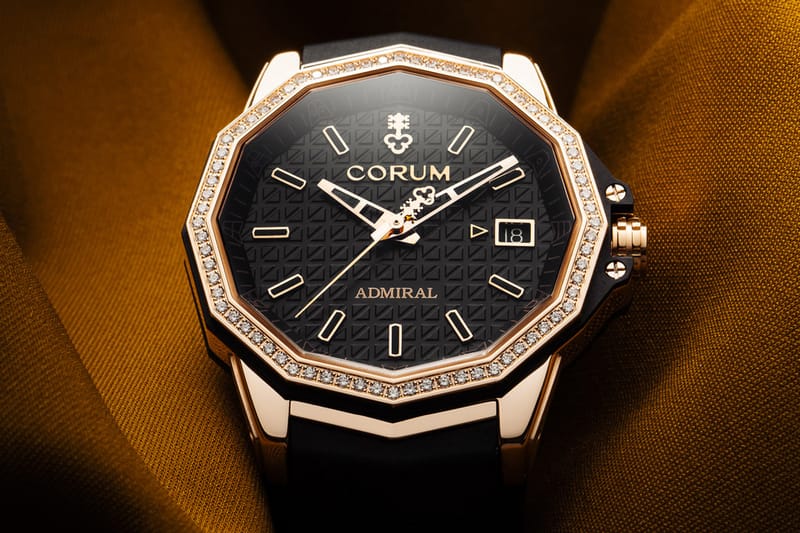 An Official Look at Corum’s Admiral 38 Automatic in Black and Gold