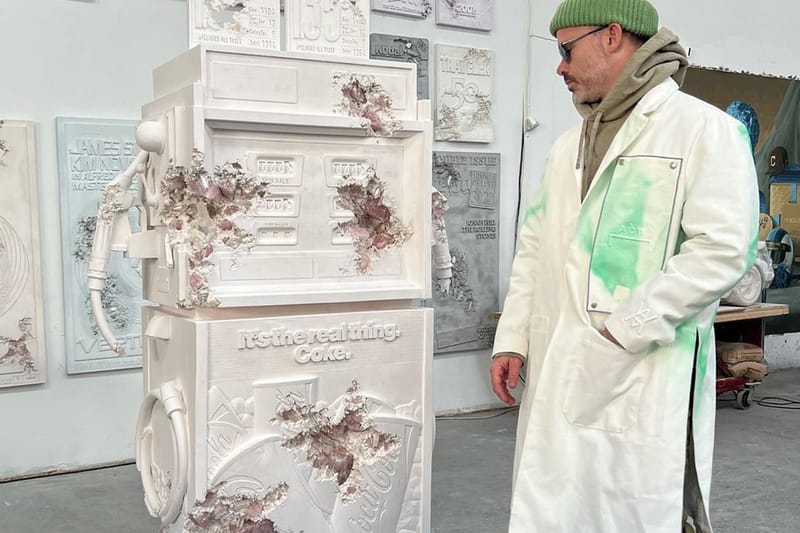 Daniel Arsham Presents Crystal-Eroded Gas Pump Relic