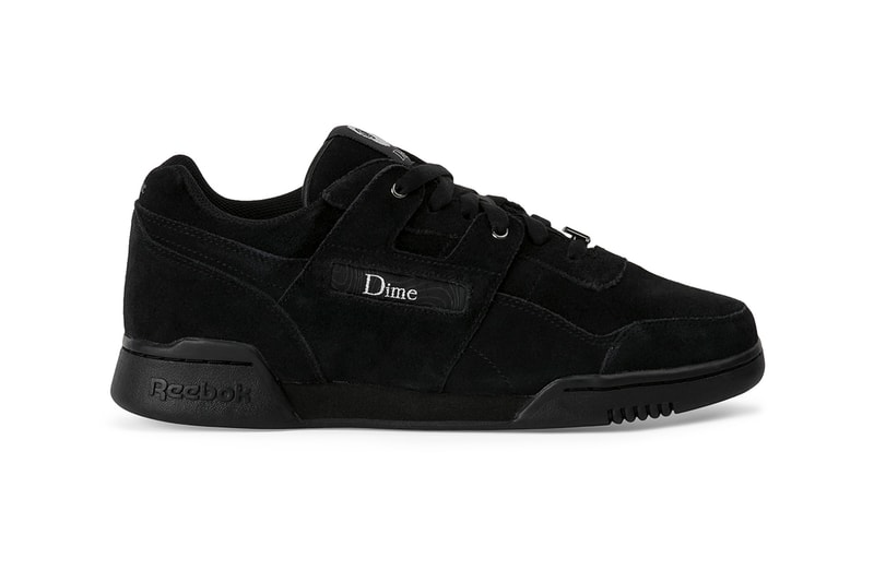 Dime x Reebok Workout Plus Black White Release Info GW9768 GW9767 shoes skate brand canadian montreal canada silver credibility skateboarding holiday december season shoes sneakers