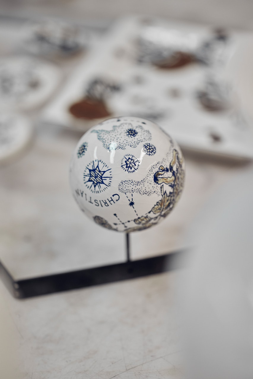 Dior Maison Astro Vase Manufacture des Emaux de Longwy Pietro Ruffo Constellation Design Homeware Christmas Ornaments Tree Xmas