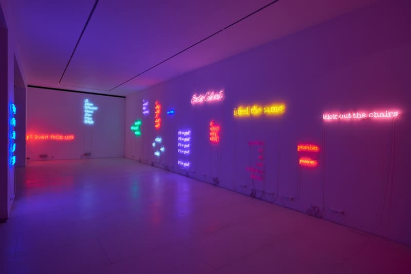 Douglas Gordon Neon Ark Gagosian Exhibition London