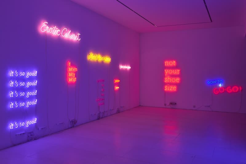 Douglas Gordon Neon Ark Gagosian Exhibition London