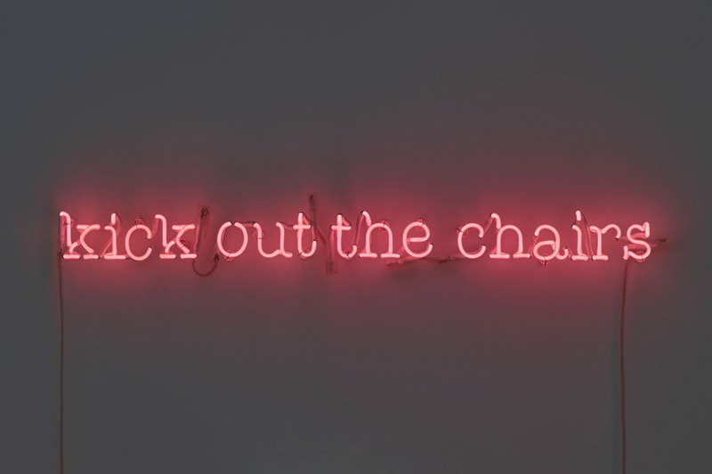 Douglas Gordon Neon Ark Gagosian Exhibition London