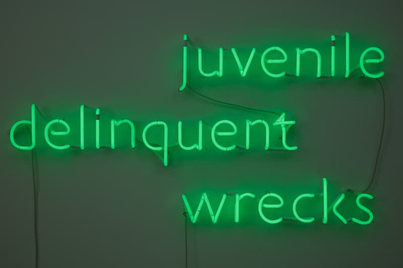 Douglas Gordon Neon Ark Gagosian Exhibition London