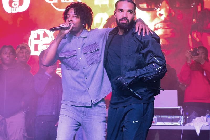 Drake and 21 Savage's 'Her Loss' Album Has Surpassed One Billion Streams on Spotify 16-track rappers hip hop ovo toronto