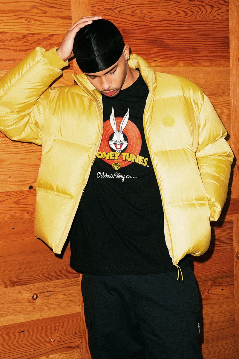 Drake's OVO Connects With LOONEY TUNES for a Nostalgic Collaboration bugs bunny tweety bird tasmanian devil marvin the martian wile e lookbooks toronto cartoons octobers very own amari bailey ncaa ucla bruins