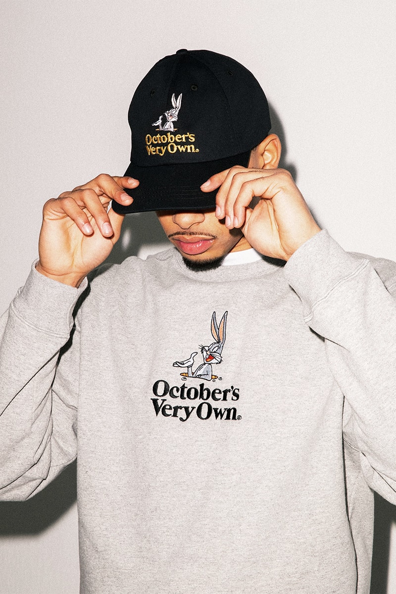 Drake's OVO Connects With LOONEY TUNES for a Nostalgic Collaboration bugs bunny tweety bird tasmanian devil marvin the martian wile e lookbooks toronto cartoons octobers very own amari bailey ncaa ucla bruins