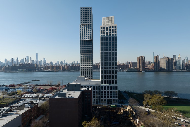 OMA ajoute une paire de tours en blocs au front de mer de Brooklyn
