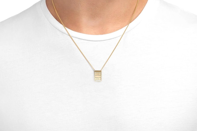Gab Bois x Miansai Jewelry Collection Sim Cars iPhone Camera Signet Ring Necklace Earrings Bracelet 14K Gold Sterling Silver Xmas Present