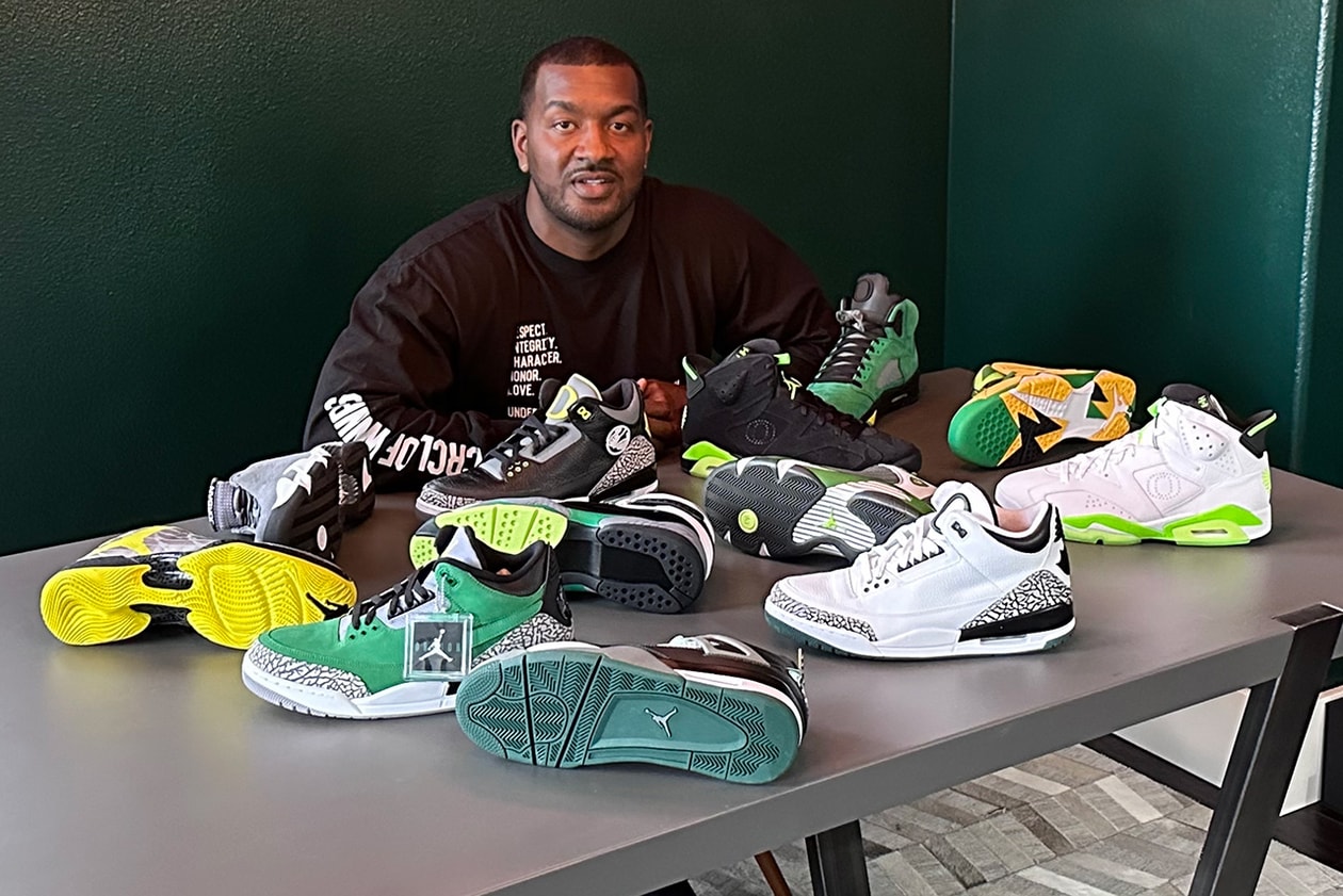 garren strong air jordan 1 hi 85 sole mates interview university of oregon ducks nike phil knight internship jordan brand 1 franchise 