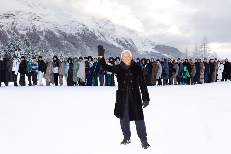 Giorgio Armani Neve FW22 Displayed Après Ski At Its Best