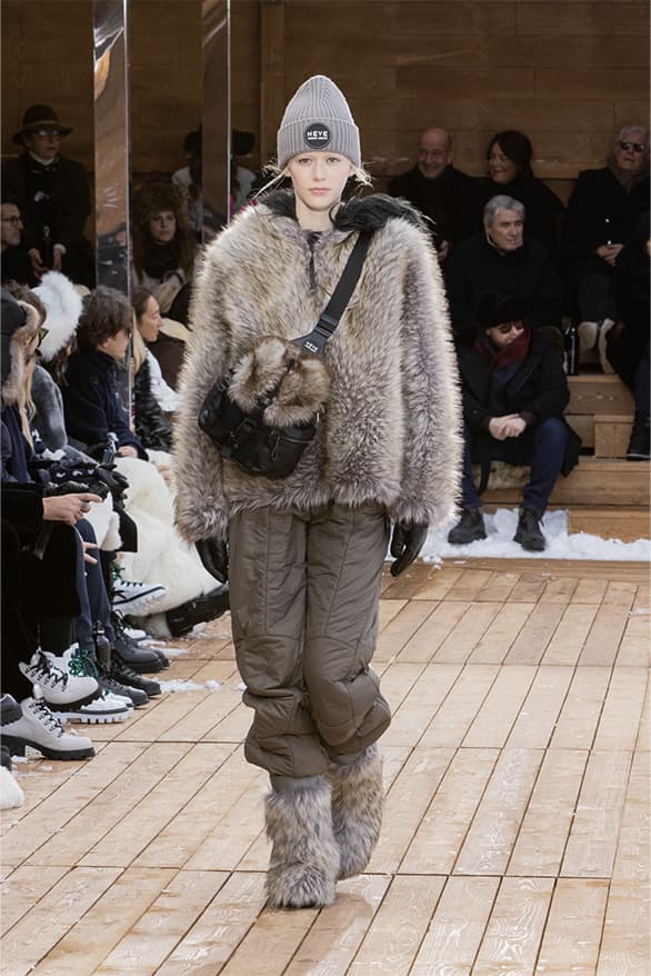 Giorgio Armani Neve FW22 Runway Show Switzerland st Moritz ski snow menswear womenswear