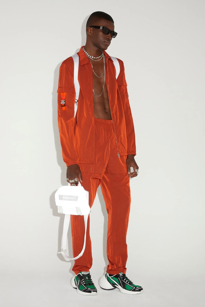 Givenchy Pre-Fall 2023 Menswear Collection Matthew M Williams Runway Lookbook Tailoring Streetwear Accessories Bags Sneakers