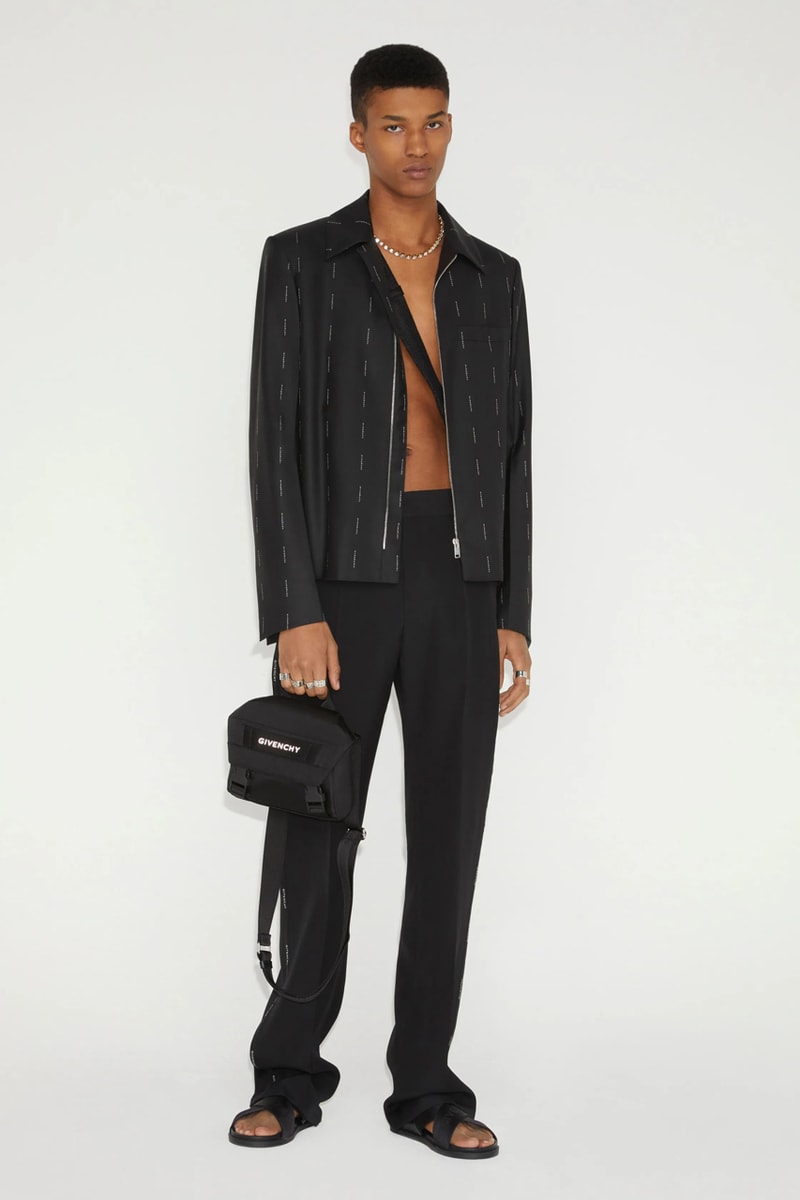 Givenchy Pre-Fall 2023 Menswear Collection Matthew M Williams Runway Lookbook Tailoring Streetwear Accessories Bags Sneakers