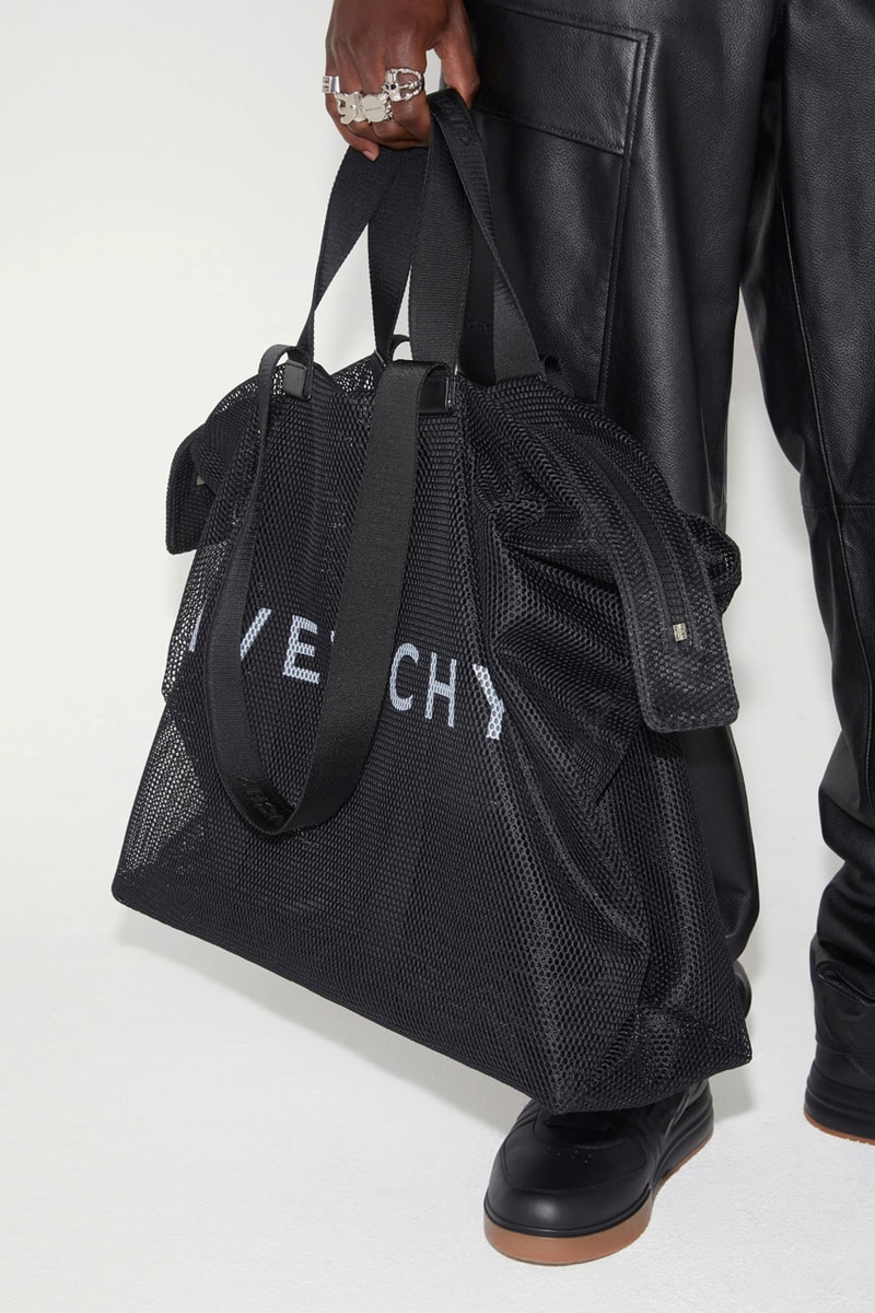 Givenchy Pre-Fall 2023 Menswear Collection Matthew M Williams Runway Lookbook Tailoring Streetwear Accessories Bags Sneakers