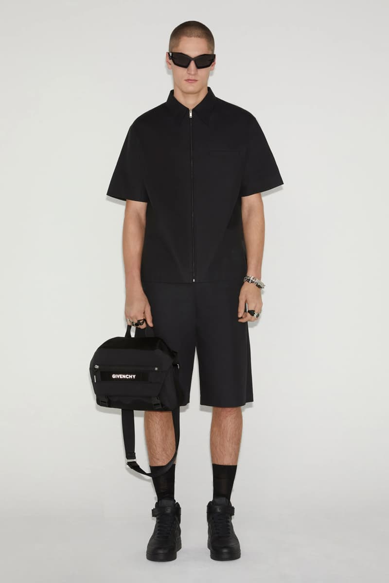 Givenchy Pre-Fall 2023 Menswear Collection Matthew M Williams Runway Lookbook Tailoring Streetwear Accessories Bags Sneakers