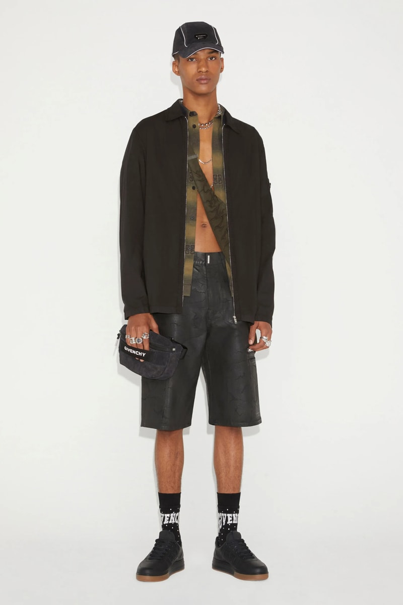 Givenchy Pre-Fall 2023 Menswear Collection Matthew M Williams Runway Lookbook Tailoring Streetwear Accessories Bags Sneakers