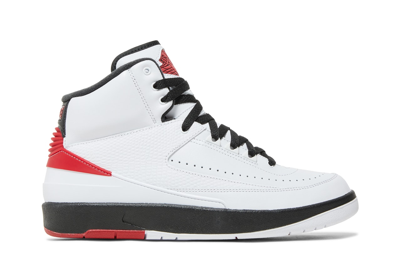 GOAT Air Jordan 2 Retro Models Chicago Grey Fog Airness White Varsity Red J. Balvin Chicago Home Beach Sneaker Release Date