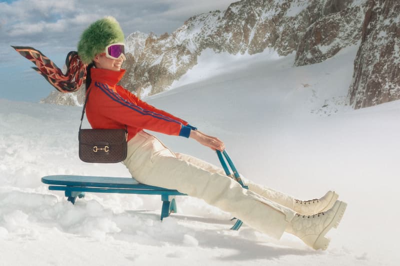 Gucci Après-Ski Fashions a Snow-Capped Mountain Getaway