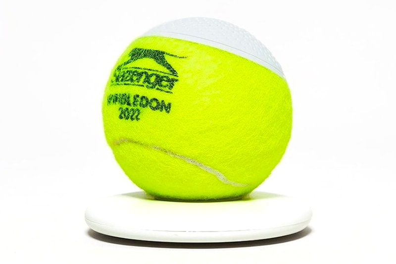 hearO Wimbledon 2022 championship tennis ball Bluetooth portable speaker sustainability carbon neutral sports tennis london 