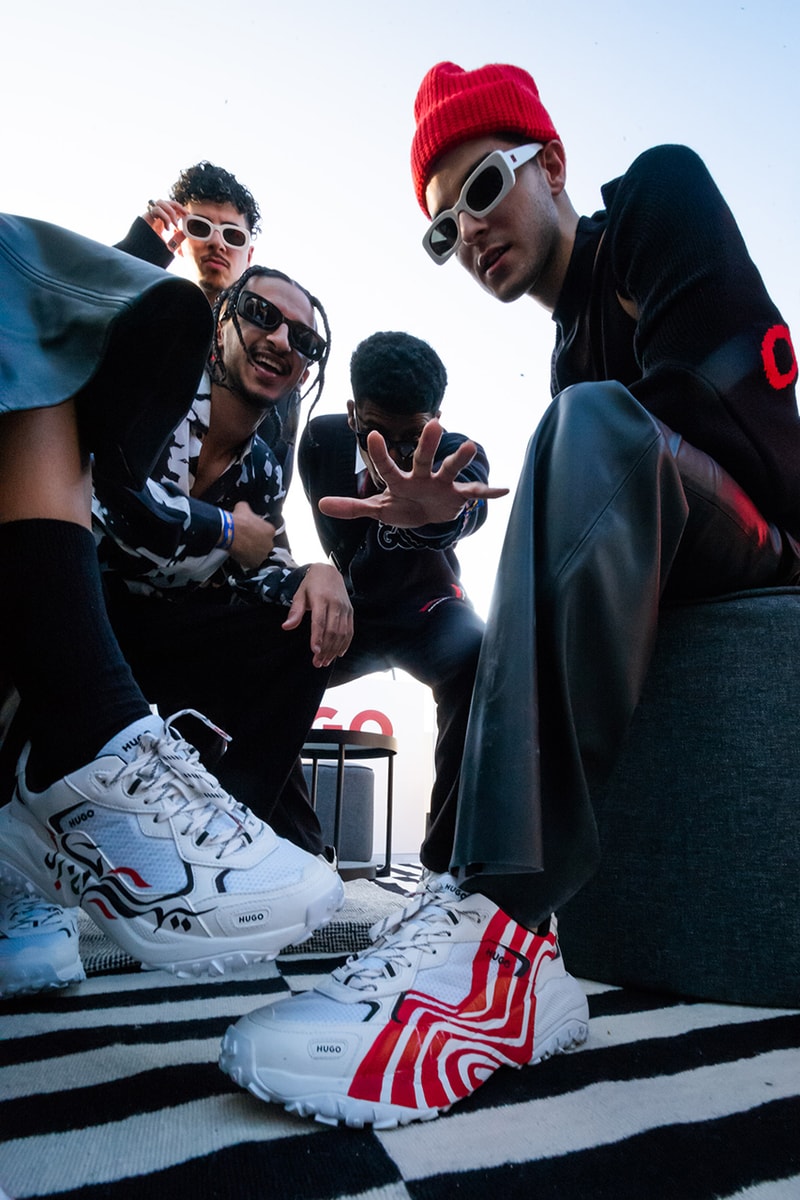 HUGO sole dxb festival footwear sneaker fashion dina saadi customization workshop weekend uae dubai