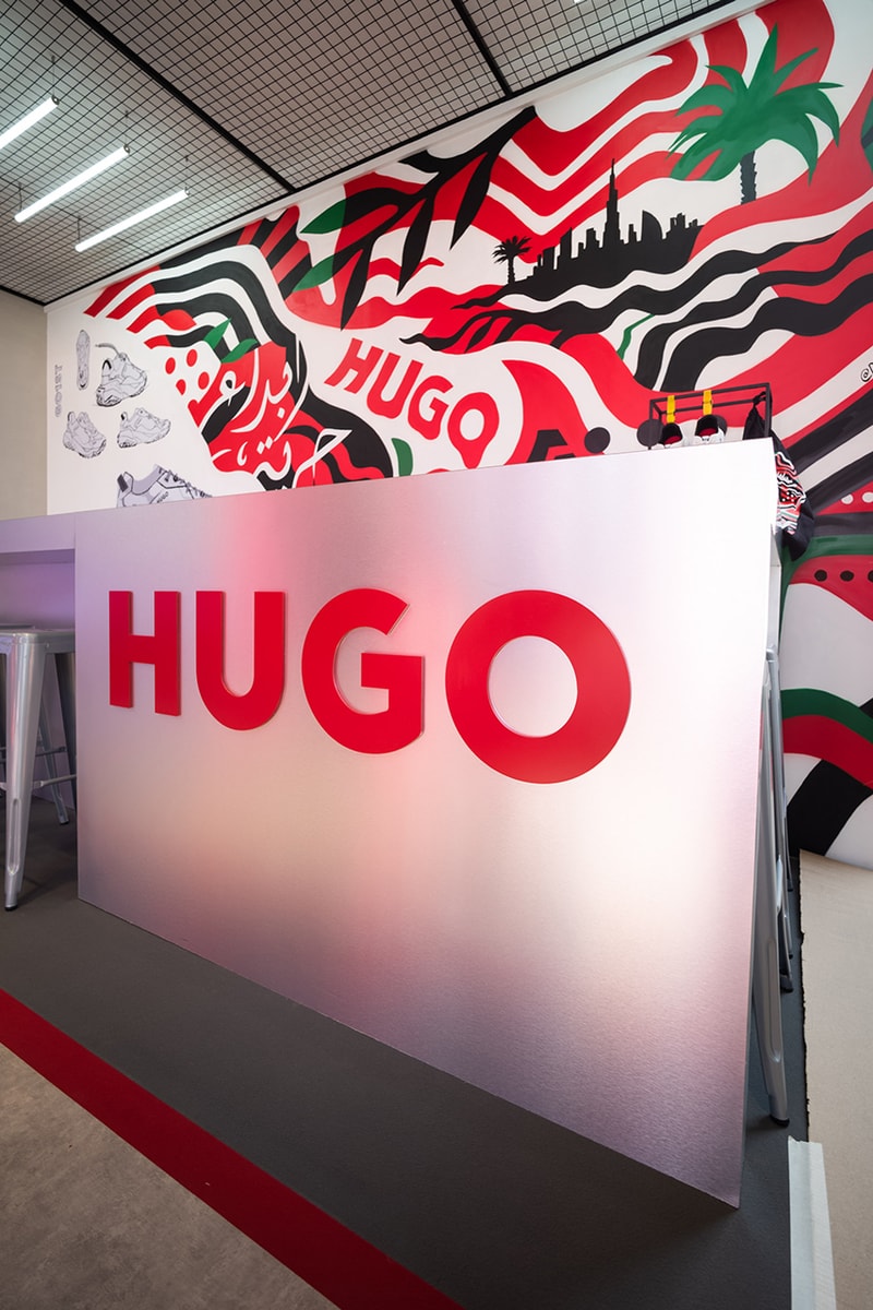 HUGO sole dxb festival footwear sneaker fashion dina saadi customization workshop weekend uae dubai