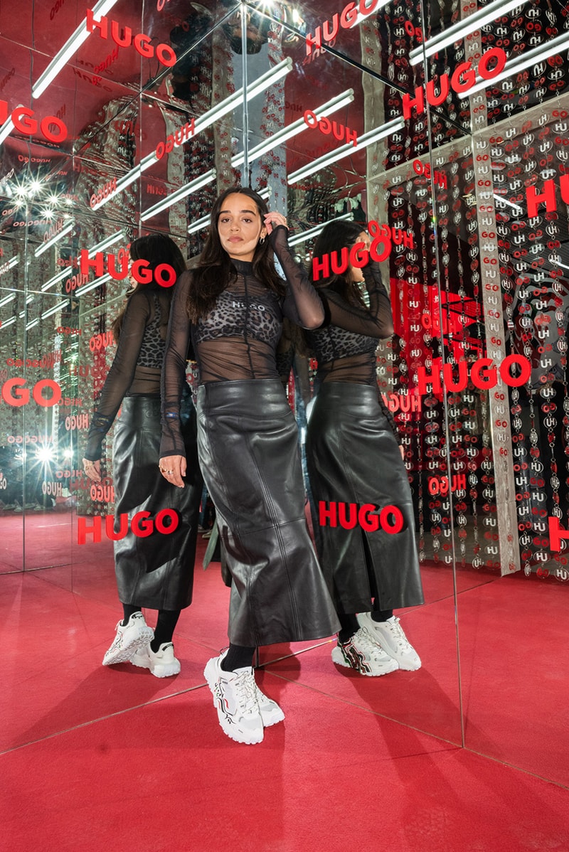 HUGO sole dxb festival footwear sneaker fashion dina saadi customization workshop weekend uae dubai