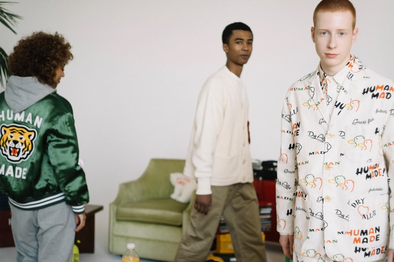 Human Made season 25 spring summer 2023 first drop crystal heart jewelry blazer release info date price
