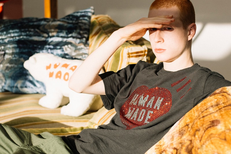 Human Made season 25 spring summer 2023 first drop crystal heart jewelry blazer release info date price