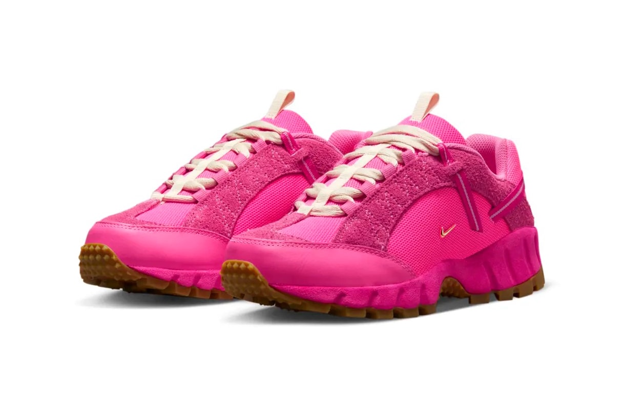 Jacquemus x Nike Air Humara Pink Flash DX9999-600 Sneaker Release Information Central Cee Simon Porte Jacquemus Drops SNKRS