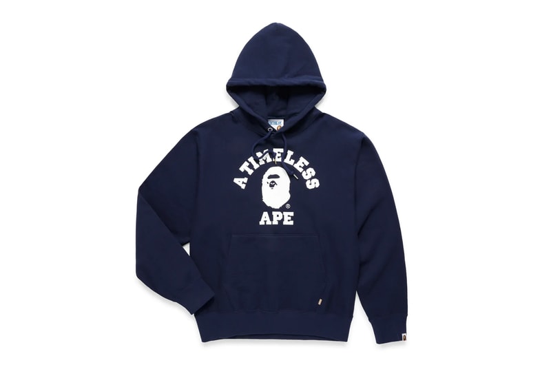 JJJJound Justin saunders bape a bathing ape bold streetwear minimalist archive navy white hoodie sweatpant t shirt mesh cap release info date price