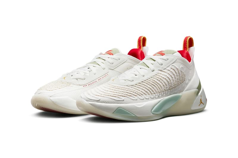 Jordan Luka 1 Rounds Out the "Year of the Rabbit" Collection luka doncic dallas mavericks jordan brand michael jordan sneakers shoes nike swoosh FB8945-100 red gold lunar new year