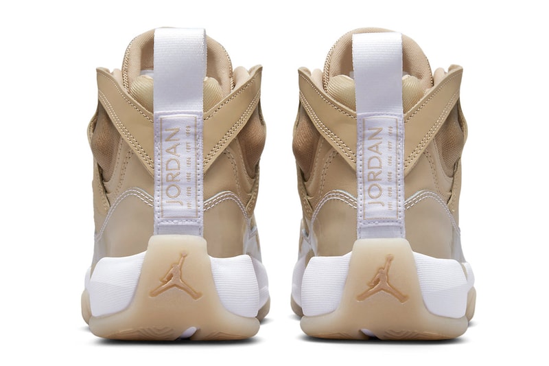 Jordan Two Trey Gets Hit With the Tan and Linen Colorway Release info DR9631-201 2023 michael jordan nike high tops basketball leather translucent light brown nike swoosh