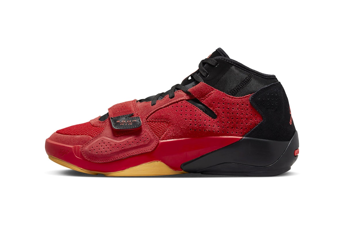 Jordan Zion 2 Surfaces in Red Suede DO9072-600 Release Info 2023 zion williamson nike jordan brand basketball shoe new orleans pelicans 