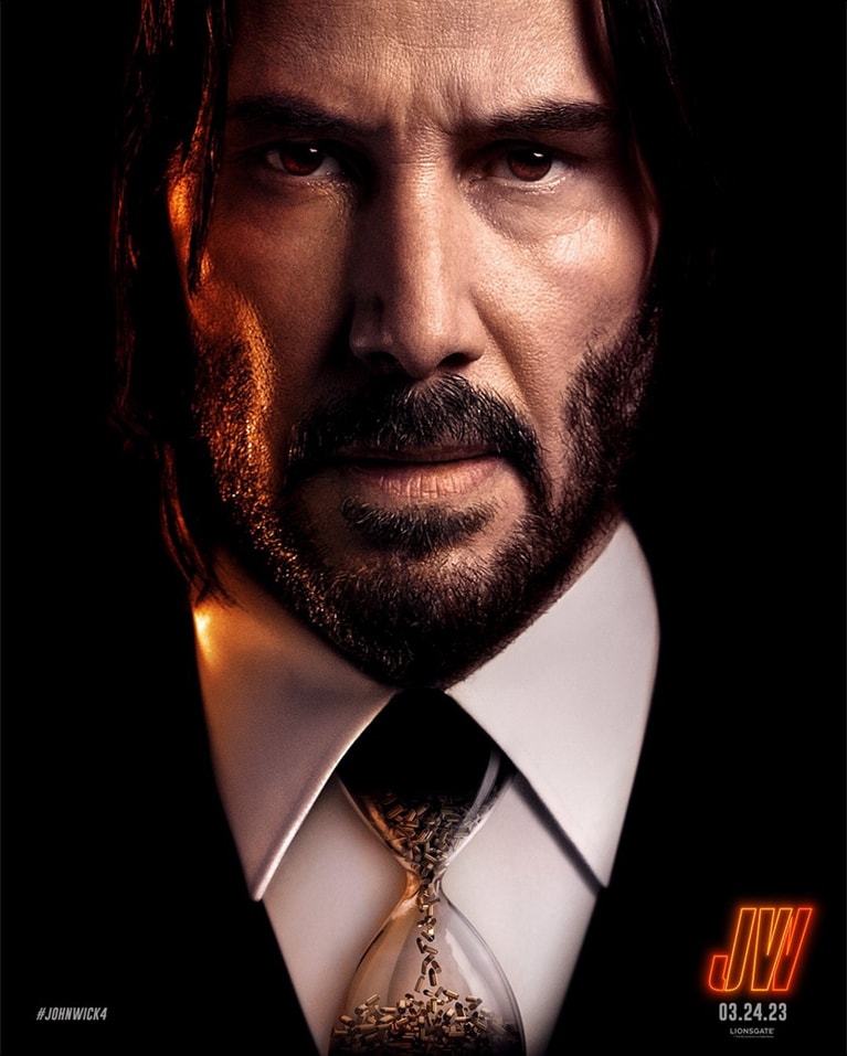 Keanu Reeves John Wick: Chapter 4 New Poster Release Info Date 