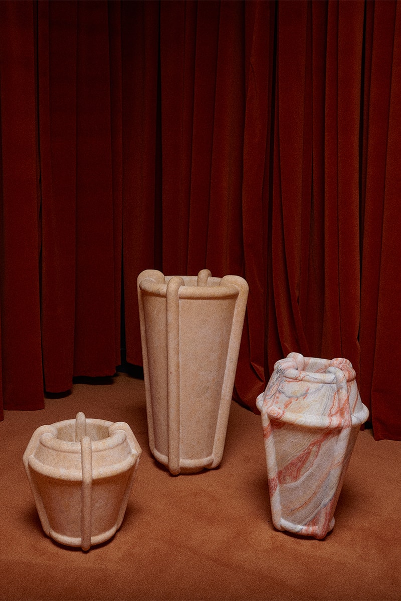 Kelly Wearstler Creates Knots from Stone for first Arca Collection